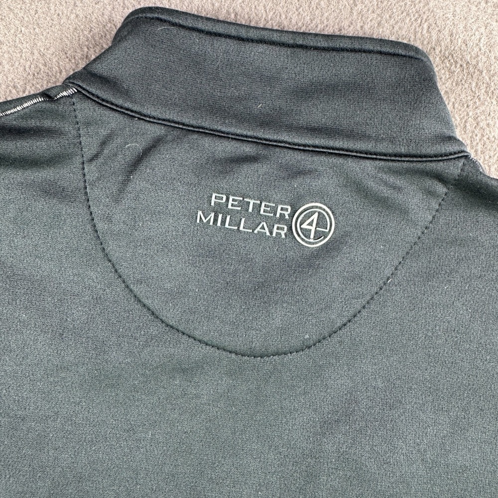 Peter Millar Golf Pullover Men L Warmth E4 1/4 Zi… - image 7